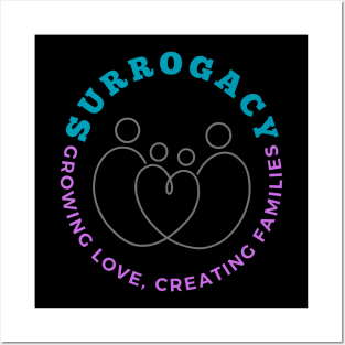 Surrogacy Growing Love Creating Families Surrogate Mom Gift Posters and Art